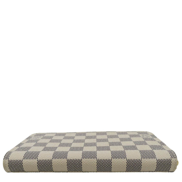 LOUIS VUITTON Damier Azur Zippy Wallet Rose ballerine