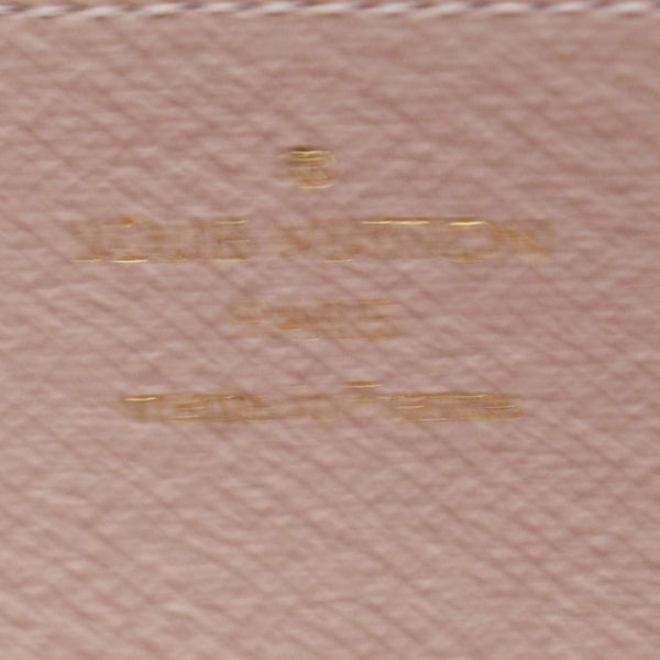 LOUIS VUITTON Damier Azur Zippy Wallet Rose ballerine