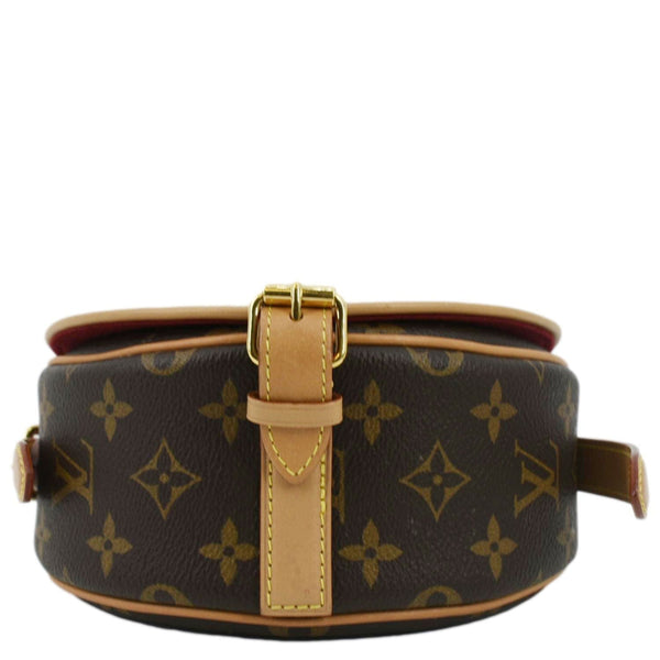 LOUIS VUITTON Tambourin Monogram Canvas Crossbody Bag Brown