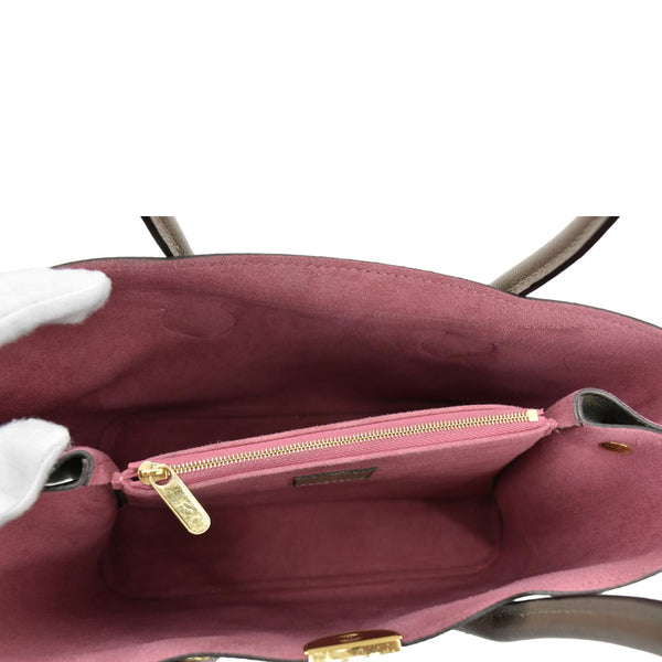 LOUIS VUITTON Flandrin Monogram Canvas Tote Shoulder Bag Brown