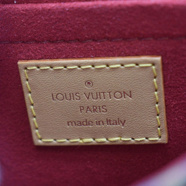 LOUIS VUITTON Tambourin Monogram Canvas Crossbody Bag Brown