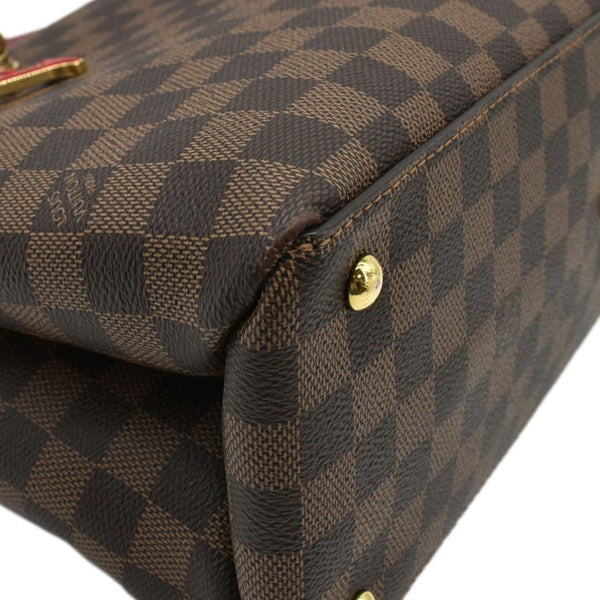 LOUIS VUITTON LV Riverside Damier Ebene Tote Bag Brown