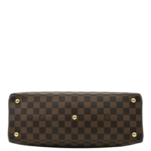 LOUIS VUITTON LV Riverside Damier Ebene Tote Bag Brown