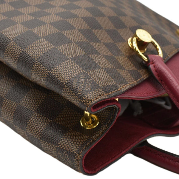 LOUIS VUITTON LV Riverside Damier Ebene Tote Bag Brown