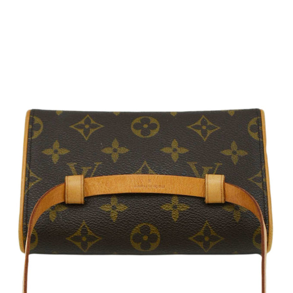 LOUIS VUITTON Pochette Florentine Monogram Canvas Waist Bag Brown