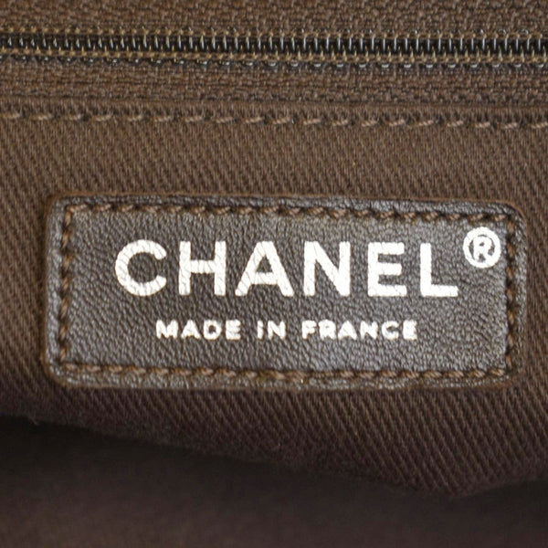 CHANEL Shopping in Moscow Quilted Calfskin Leather Tote Bag Bronze