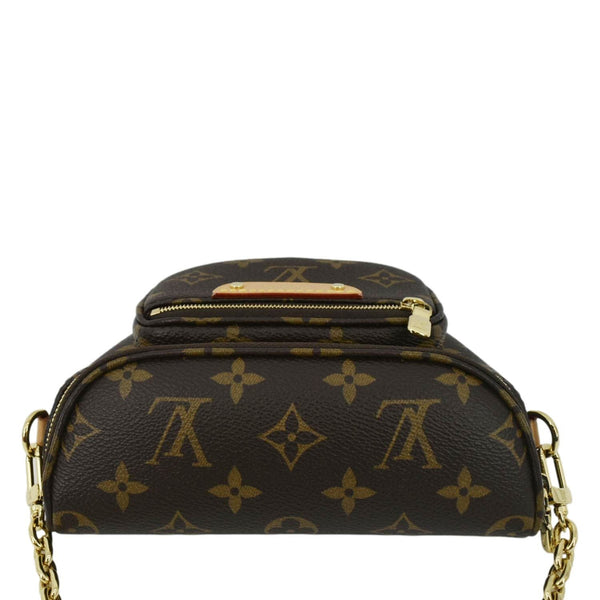 LOUIS VUITTON Mini Monogram Canvas Bumbag Brown