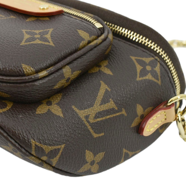 LOUIS VUITTON Mini Monogram Canvas Bumbag Brown