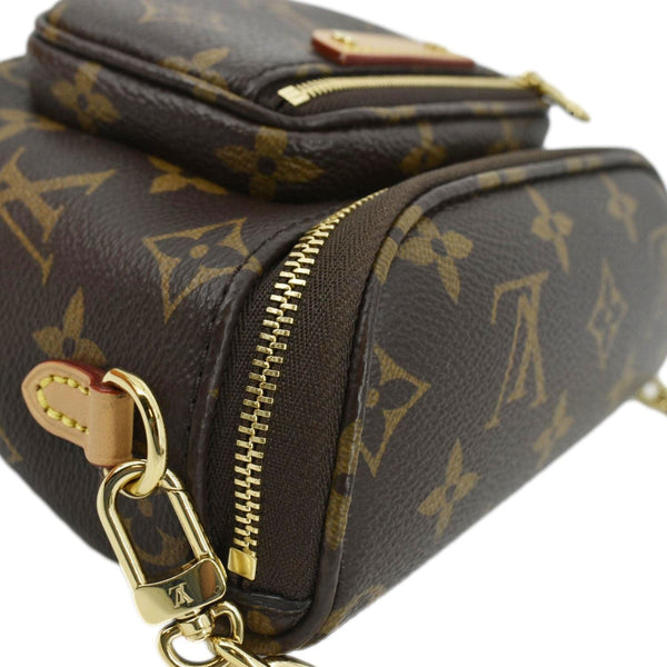 LOUIS VUITTON Mini Monogram Canvas Bumbag Brown