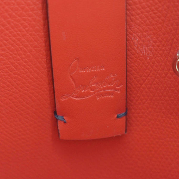 CHRISTIAN LOUBOUTIN Cabata Punk Mini Leather Crossbody Bag Blue