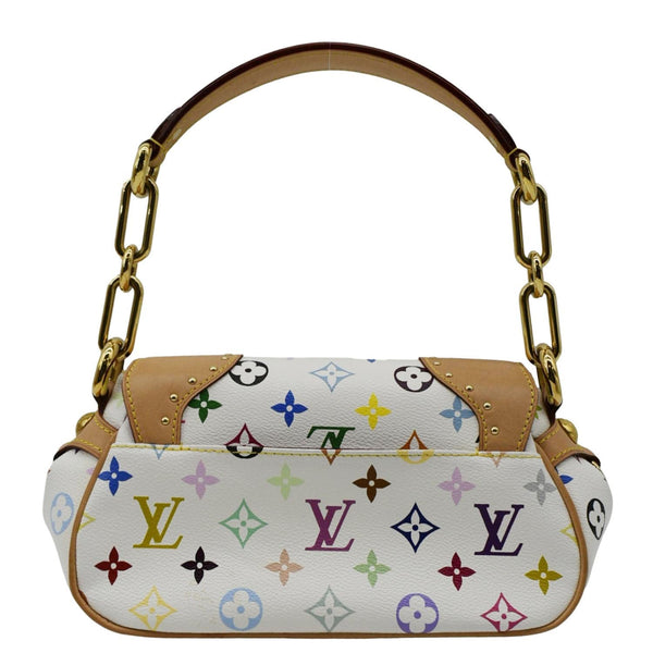 LOUIS VUITTON Marilyn Monogram Multicolor Satchel Bag White