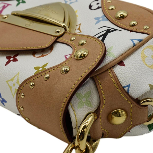 LOUIS VUITTON Marilyn Monogram Multicolor Satchel Bag White