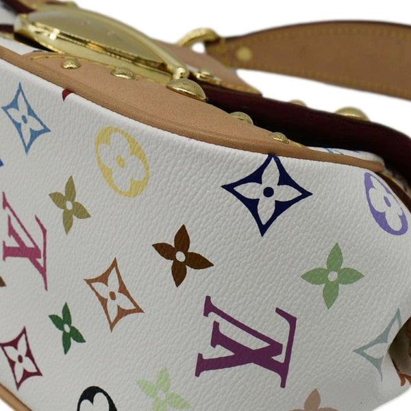 LOUIS VUITTON Marilyn Monogram Multicolor Satchel Bag White