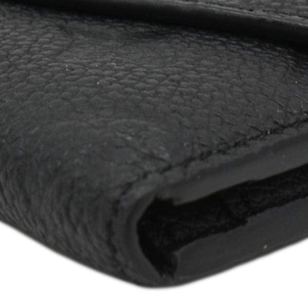 LOUIS VUITTON Victorine Monogram Empreinte Wallet Black