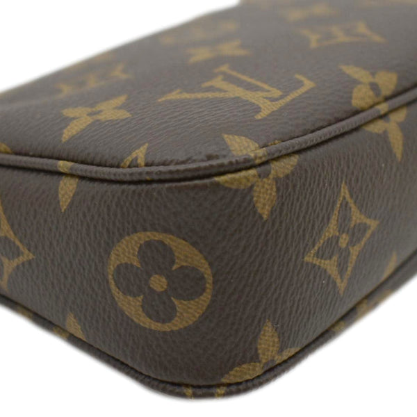LOUIS VUITTON Pochette Monogram Canvas Accessoires Pouch Brown