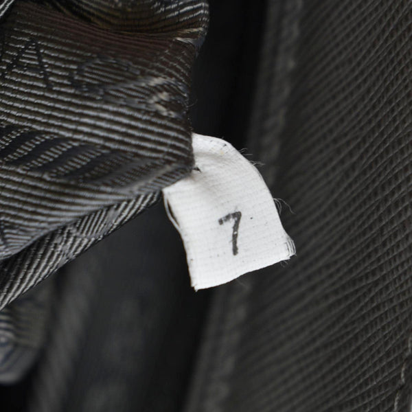 PRADA Galleria Double-Zip Medium Saffiano Leather Tote Bag Grey