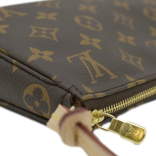 LOUIS VUITTON Pochette Monogram Canvas Accessoires Pouch Brown