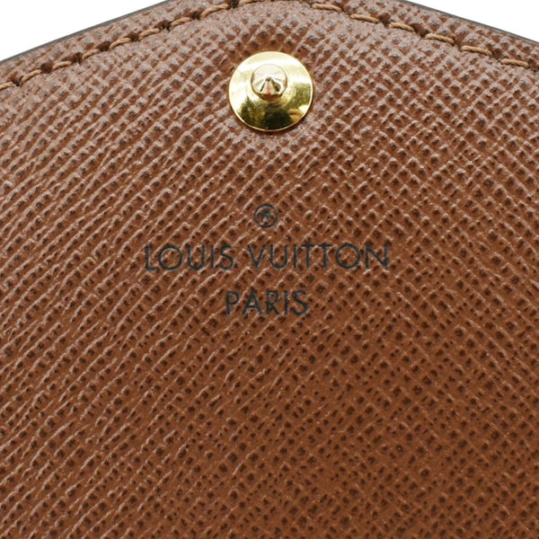 LOUIS VUITTON Sarah Monogram Canvas Wallet Brown