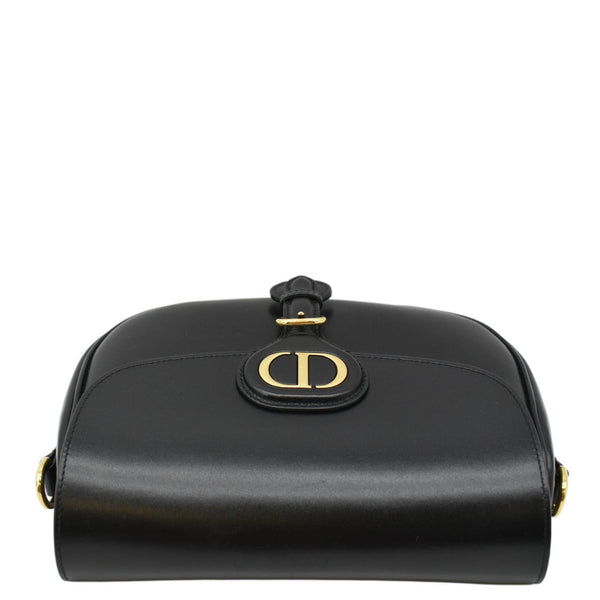 CHRISTIAN DIOR Bobby Medium Calfskin Leather Shoulder Bag Black
