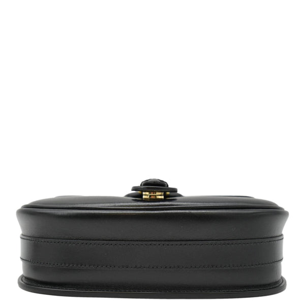 CHRISTIAN DIOR Bobby Medium Calfskin Leather Shoulder Bag Black