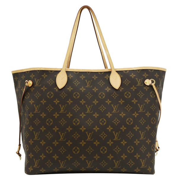 LOUIS VUITTON Neverfull GM Monogram Canvas Shoulder Bag Fuchsia