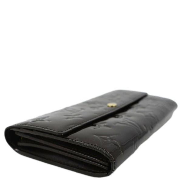 LOUIS VUITTON Sarah Vintage Vernis Leather Wallet Amarante