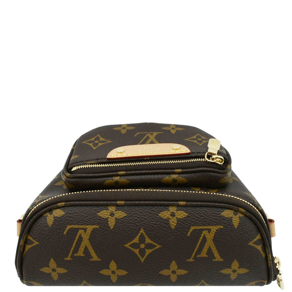 LOUIS VUITTON Mini Monogram Canvas Bumbag Brown
