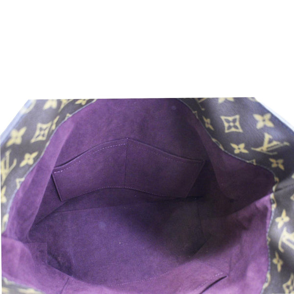 LOUIS VUITTON Melie Monogram Canvas Hobo Bag Brown