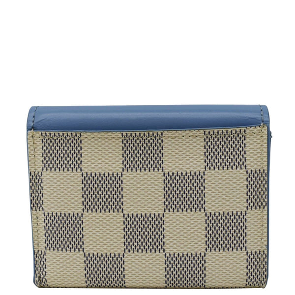 LOUIS VUITTON Zoe Damier Azur Wallet Light Blue