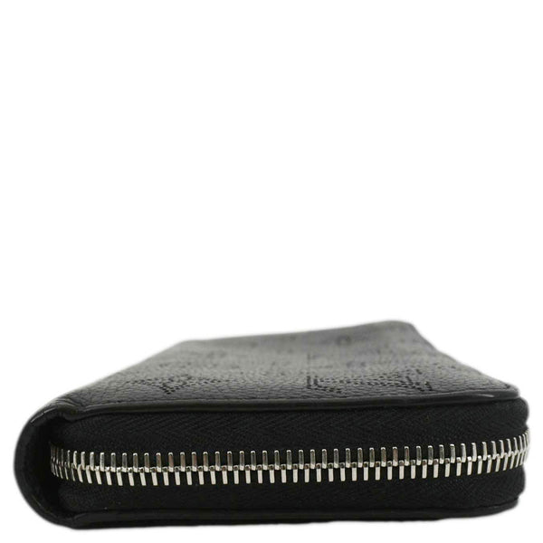 LOUIS VUITTON Mahina Leather Zippy Wallet Galet Black