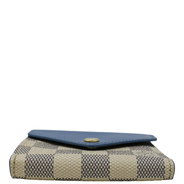 LOUIS VUITTON Zoe Damier Azur Wallet Light Blue