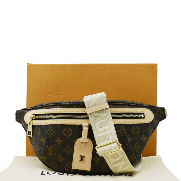 LOUIS VUITTON High Rise Bumbag Brown vback look