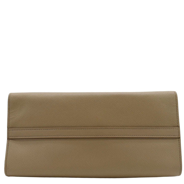 PRADA Esplanade Medium Saffiano Leather Shoulder Bag Beige