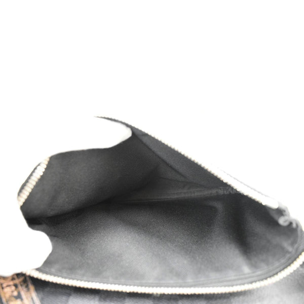 LOUIS VUITTON Trio Damier Graphite Wild Animals Messenger Bag Black