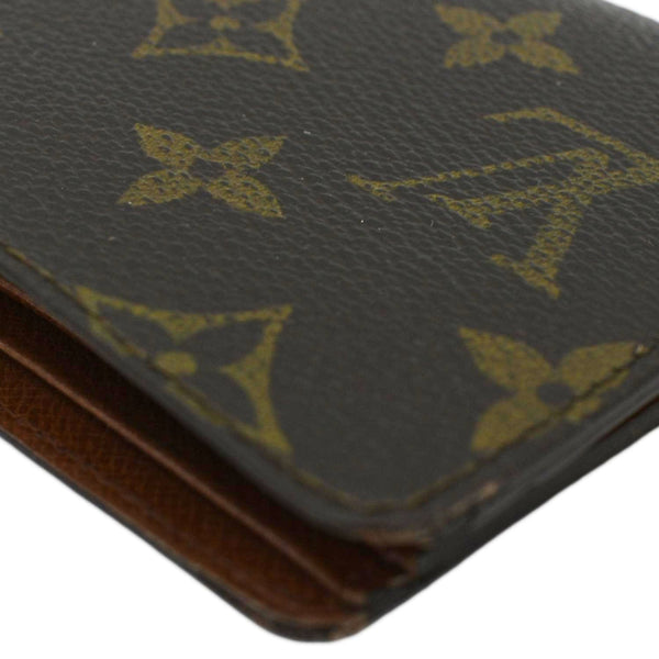 LOUIS VUITTON Monogram Canvas Multiple Mens Wallet Brown