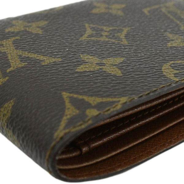 LOUIS VUITTON Monogram Canvas Multiple Mens Wallet Brown