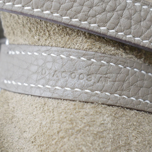 HERMES Picotin Lock 22 MM Taurillon Clemence Leather Hobo Bag Etoupe