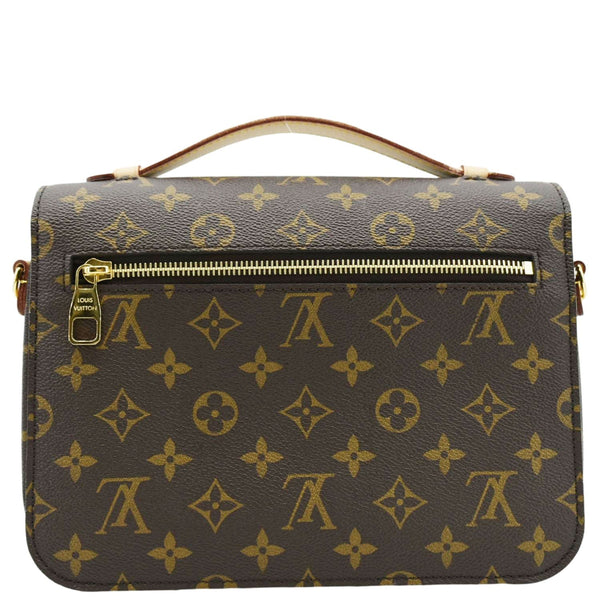 LOUIS VUITTON Metis Pochette Monogram Canvas Crossbody Bag Brown