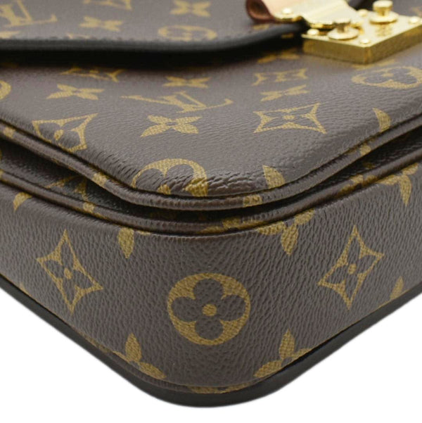 LOUIS VUITTON Metis Pochette Monogram Canvas Crossbody Bag Brown