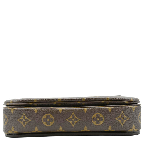 LOUIS VUITTON Metis Pochette Monogram Canvas Crossbody Bag Brown