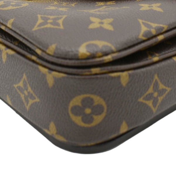 LOUIS VUITTON Metis Pochette Monogram Canvas Crossbody Bag Brown