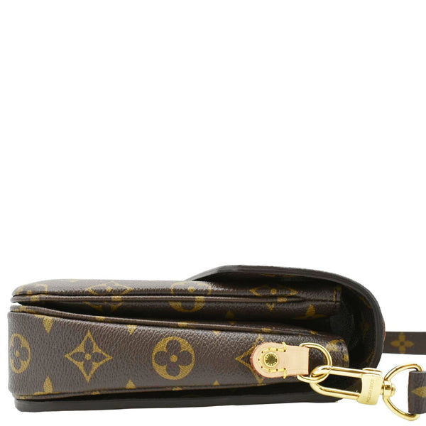 LOUIS VUITTON Metis Pochette Monogram Canvas Crossbody Bag Brown