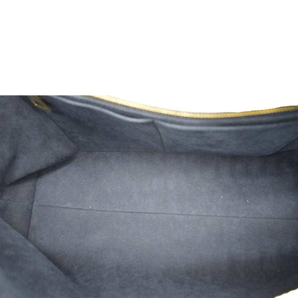 LOUIS VUITTON Carryall MM Empreinte Leather Shoulder Bag Black