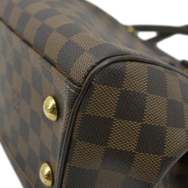 LOUIS VUITTON Trevi PM Damier Ebene Satchel Shoulder Bag Brown