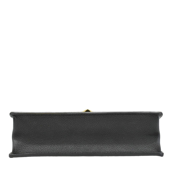 LOUIS VUITTON Vavin PM Damier Ebene Chain Crossbody Bag Black