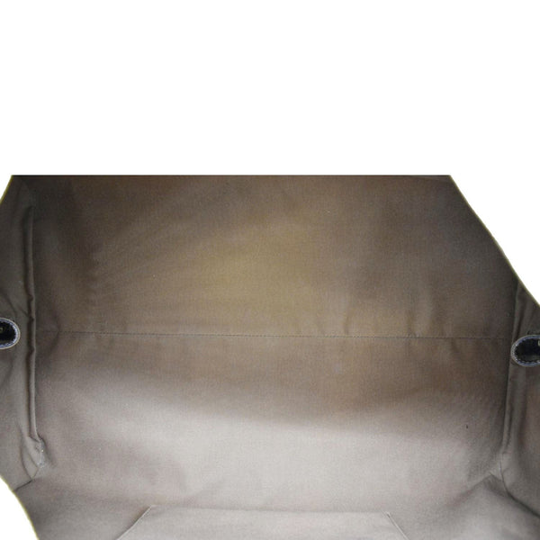 LOUIS VUITTON Ribera GM Damier Ebene Satchel Bag Brown