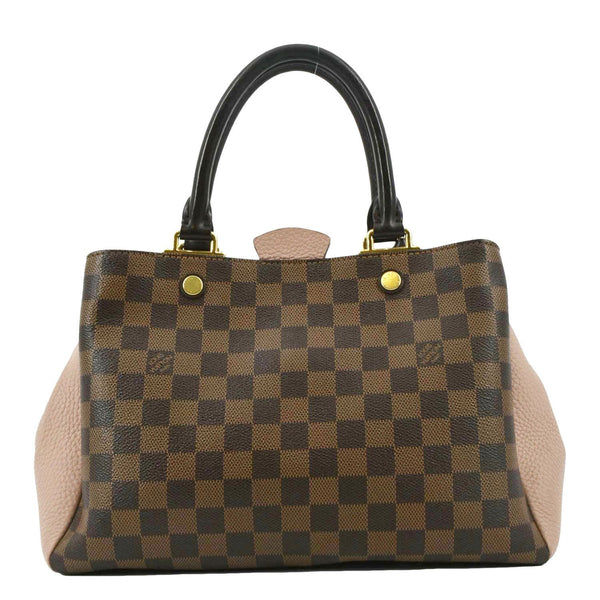 LOUIS VUITTON Brittany Damier Ebene Shoulder Bag Rose Ballerine