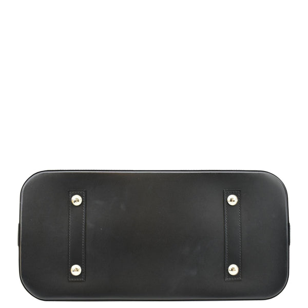 LOUIS VUITTON Alma GM Epi Leather Satchel Bag Black