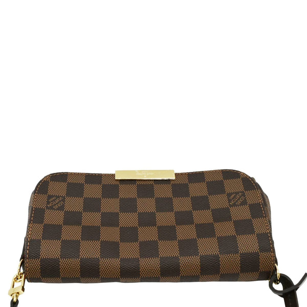 LOUIS VUITTON Favorite PM Damier Ebene Crossbody Bag Brown
