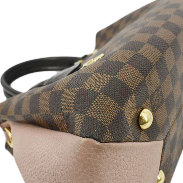 LOUIS VUITTON Brittany Damier Ebene Shoulder Bag Rose Ballerine